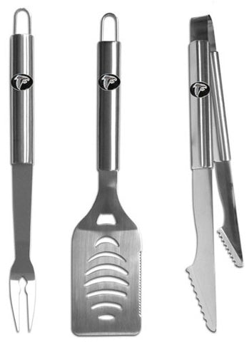 Atlanta Falcons Utensil Set Grilling BBQ Stainless Steel 3 Piece