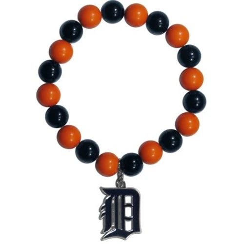 Detroit Tigers Bracelet Bead Style