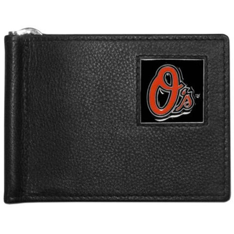 Baltimore Orioles Wallet Leather Billfold Clip Wallet