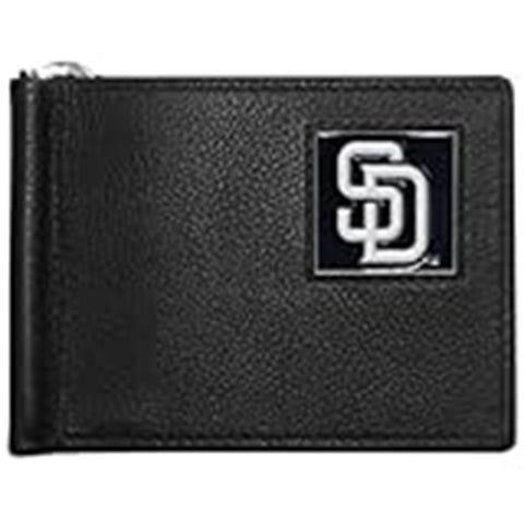 San Diego Padres Wallet Leather Billfold Clip Wallet