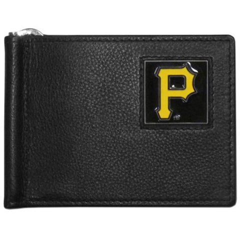 Pittsburgh Pirates Wallet Leather Billfold Clip Wallet