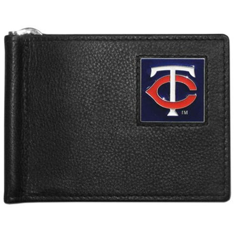 Minnesota Twins Wallet Leather Billfold Clip Wallet