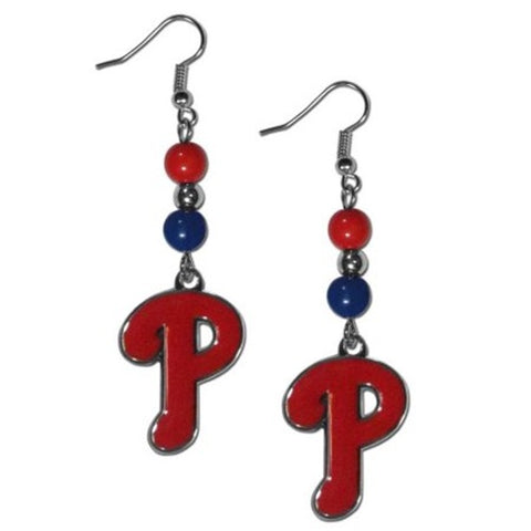 Philadelphia Phillies Earrings Dangle Style