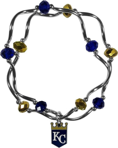 Kansas City Royals Bracelet Colored Bead CO