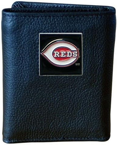 Cincinnati Reds Wallet Leather Trifold Wallet