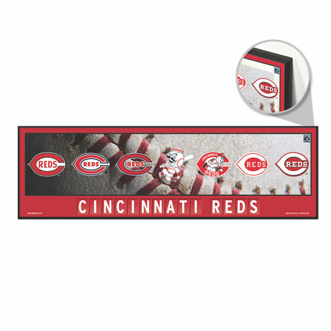 Cincinnati Reds Sign 9x30 Wood Evolution