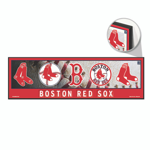 Boston Red Sox Sign 9x30 Wood Evolution