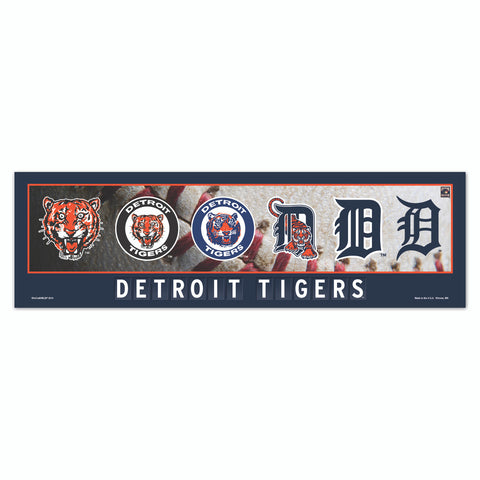 Detroit Tigers Sign 9x30 Wood Evolution