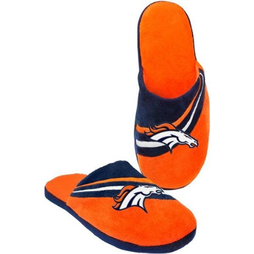 Denver Broncos Slipper - Big Logo Stripe (1 Pair) - L CO