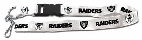Las Vegas Raiders Lanyard Breakaway with Key Ring Style Retro Style