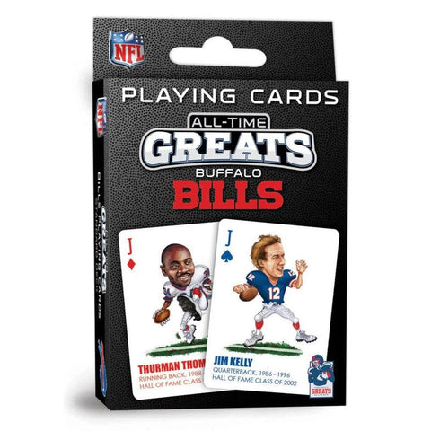 Buffalo Bills Playing Cards All-Time Greats