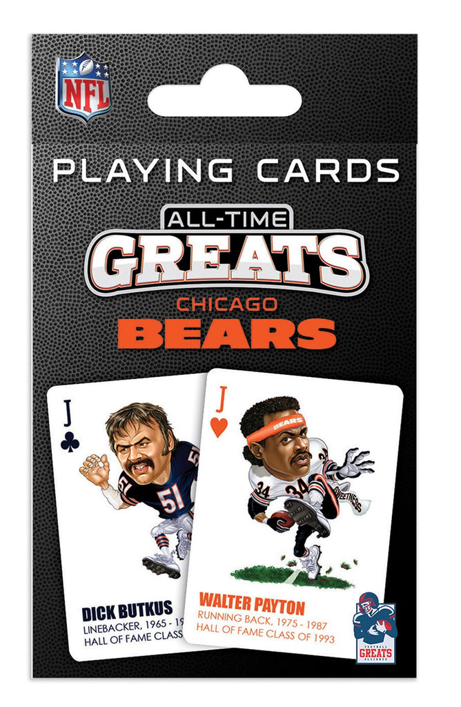 Chicago Bears Playing Cards All-Time Greats