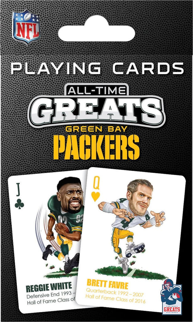 Green Bay Packers Playing Cards All-Time Greats