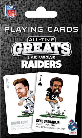 Las Vegas Raiders Playing Cards All-Time Greats