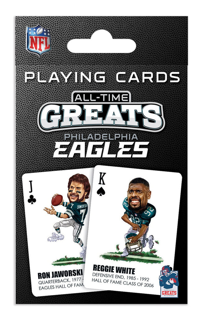 Philadelphia Eagles Playing Cards All-Time Greats