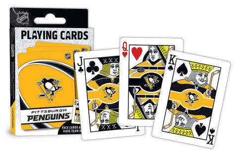 Pittsburgh Penguins Playing Cards Logo