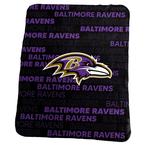 Baltimore Ravens Blanket 50x60 Fleece Classic