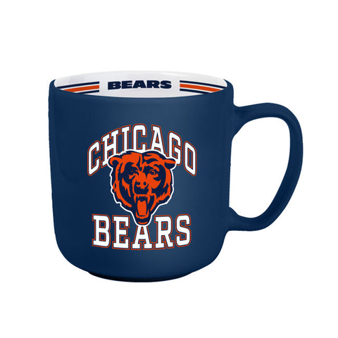 Chicago Bears Coffee Mug 15oz Stripe Design