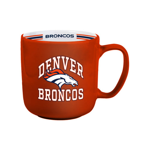 Denver Broncos Coffee Mug 15oz Stripe Design