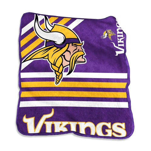 Minnesota Vikings Blanket 50x60 Raschel Throw
