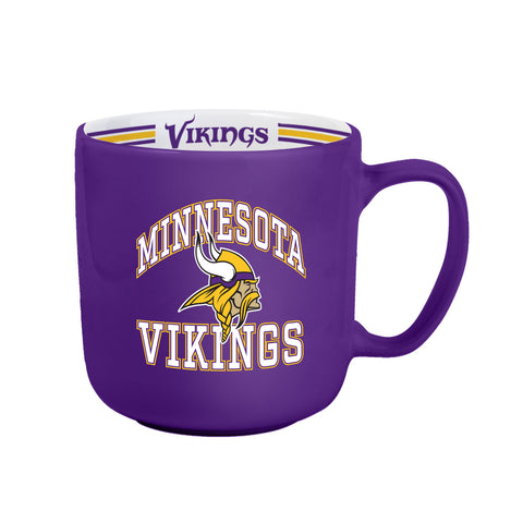 Minnesota Vikings Coffee Mug 15oz Stripe Design