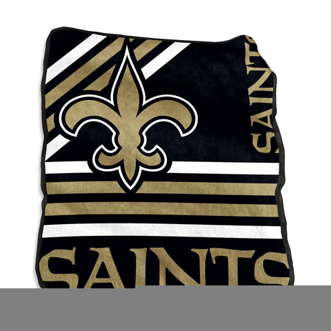 New Orleans Saints Blanket 50x60 Raschel Throw