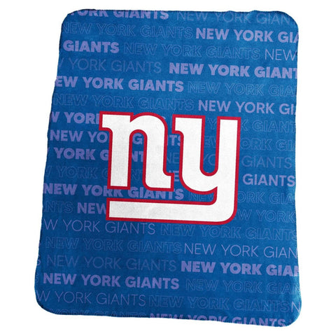 New York Giants Blanket 50x60 Fleece Classic