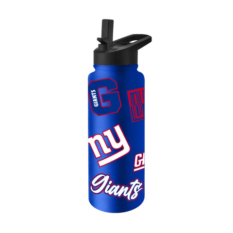 New York Giants Quencher Bottle 34oz Stainless Steel Dreamweave