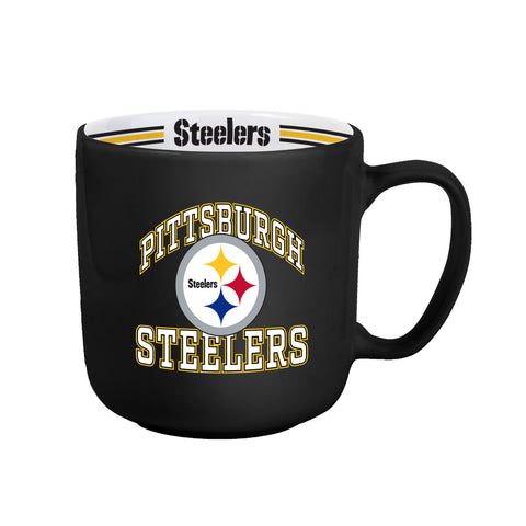 Pittsburgh Steelers Coffee Mug 15oz Stripe Design