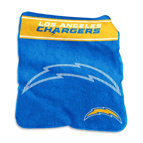 Los Angeles Chargers Blanket 60x80 Raschel Throw