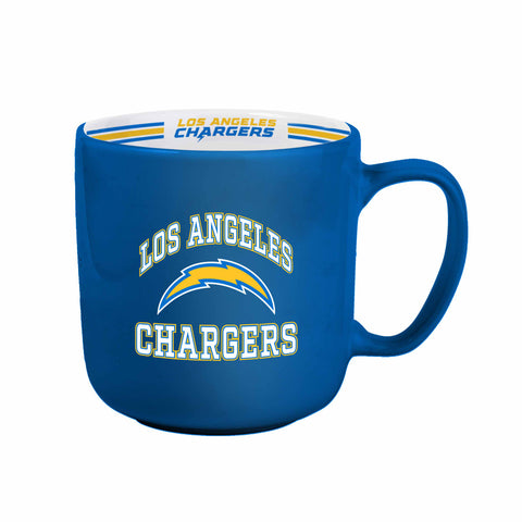 Los Angeles Chargers Coffee Mug 15oz Stripe Design