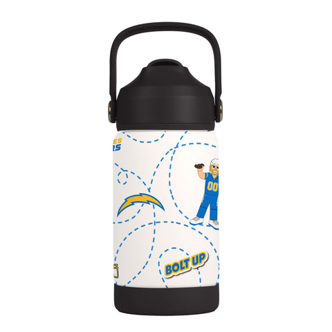 Los Angeles Chargers Kids Bottle 12oz Stainless Steel Mascot
