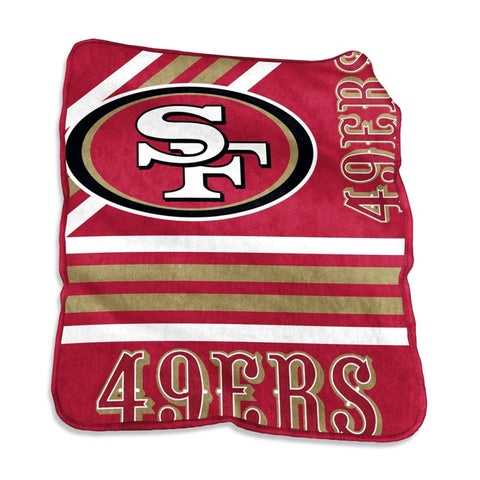 San Francisco 49ers Blanket 50x60 Raschel Throw