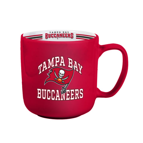 Tampa Bay Buccaneers Coffee Mug 15oz Stripe Design