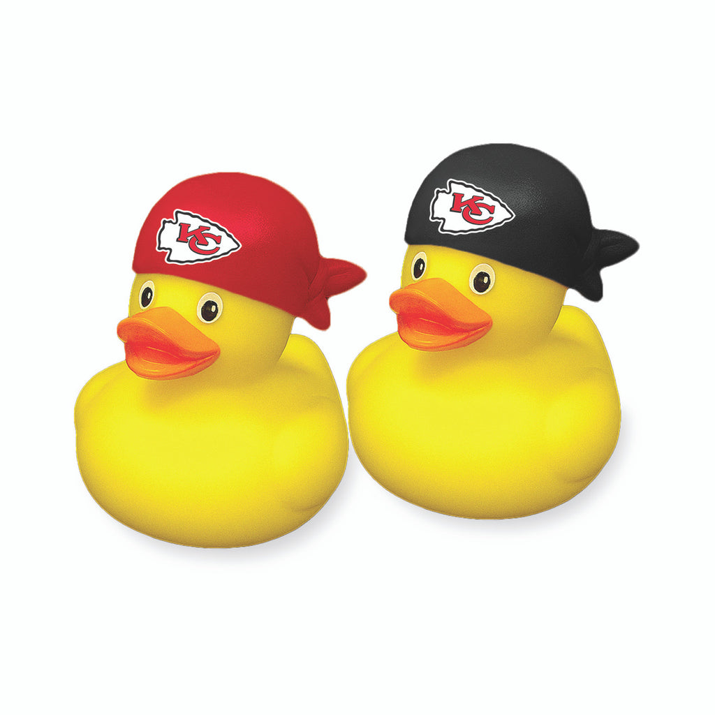 Kansas City Chiefs Rubber Duck 2 Pack Set