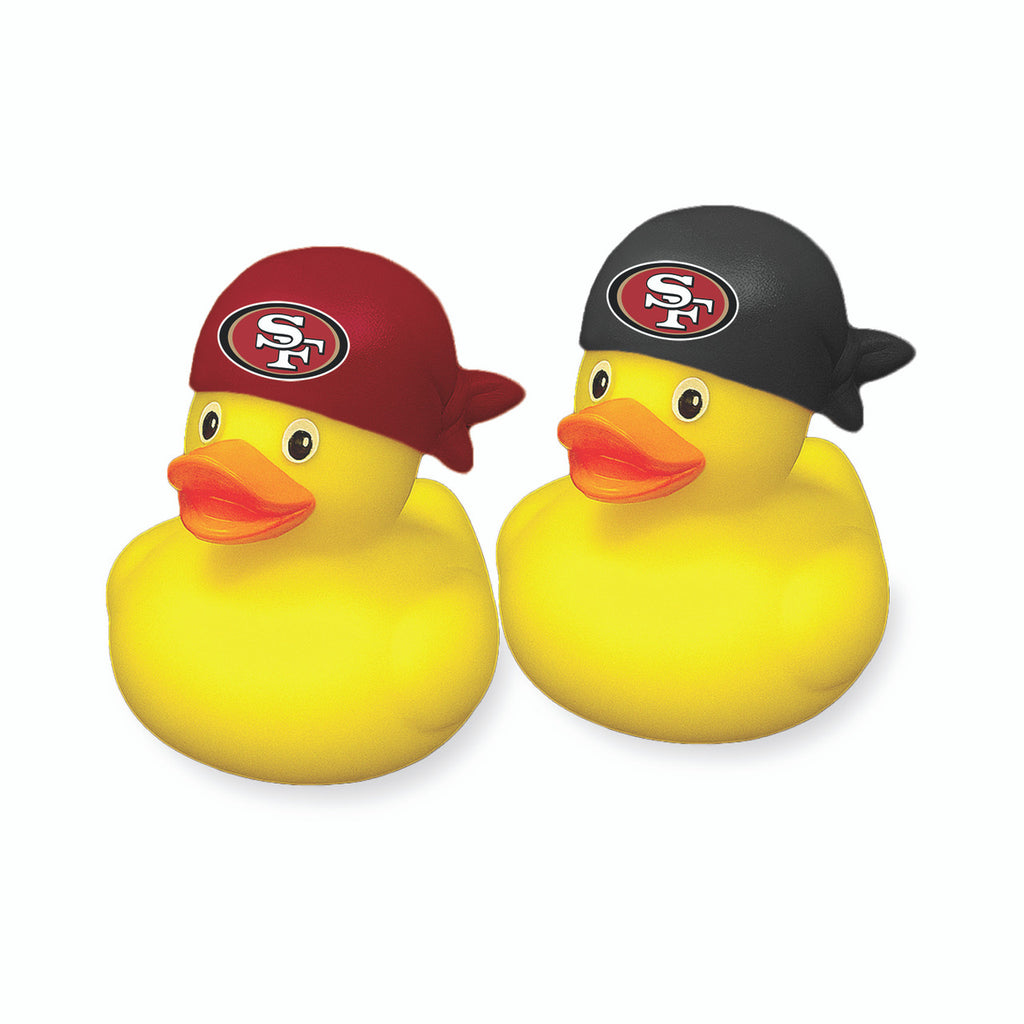 San Francisco 49ers Rubber Duck 2 Pack Set