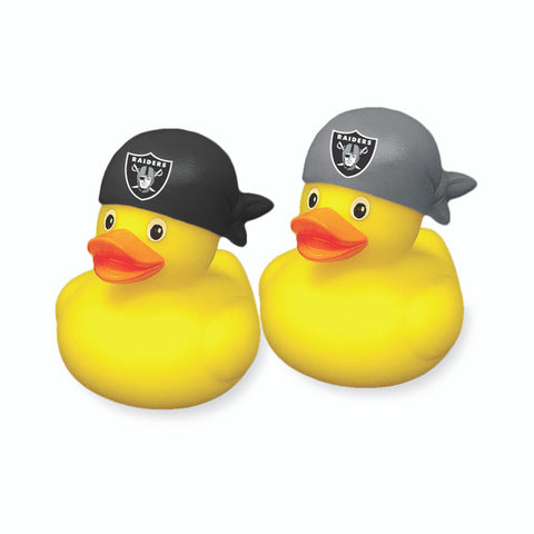 Las Vegas Raiders Rubber Duck 2 Pack Set