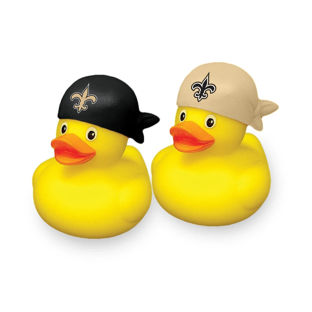 New Orleans Saints Rubber Duck 2 Pack Set