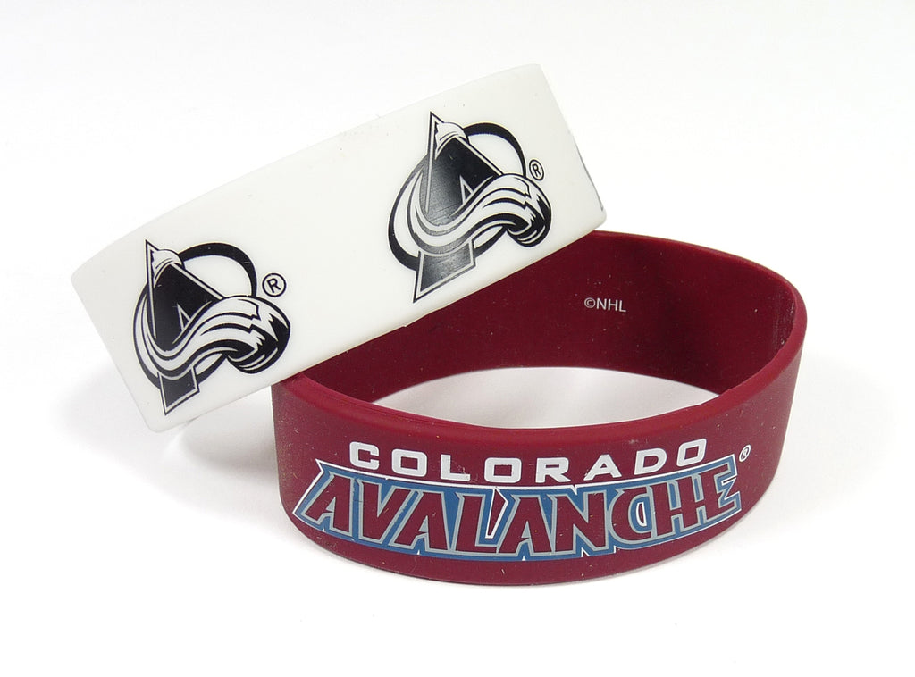 Colorado Avalanche Bracelets 2 Pack Wide