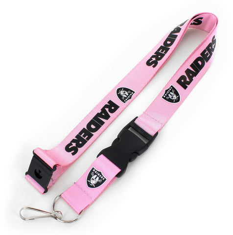 Las Vegas Raiders Lanyard Pink