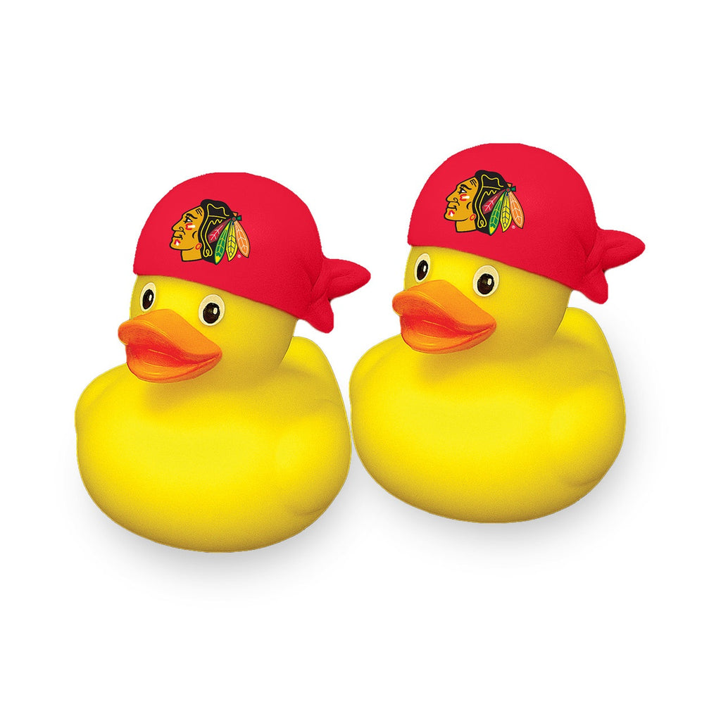 Chicago Blackhawks Rubber Duck 2 Pack Set