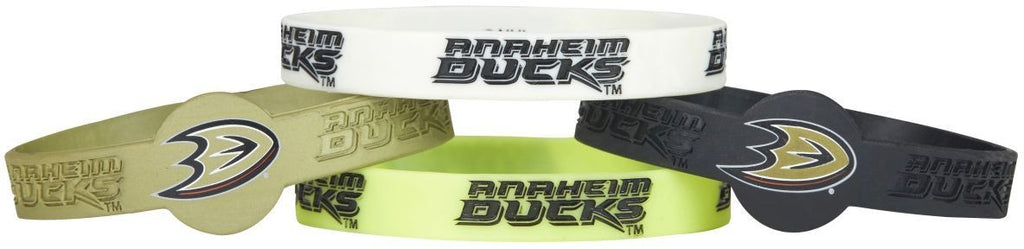Anaheim Ducks Bracelets 4 Pack Silicone