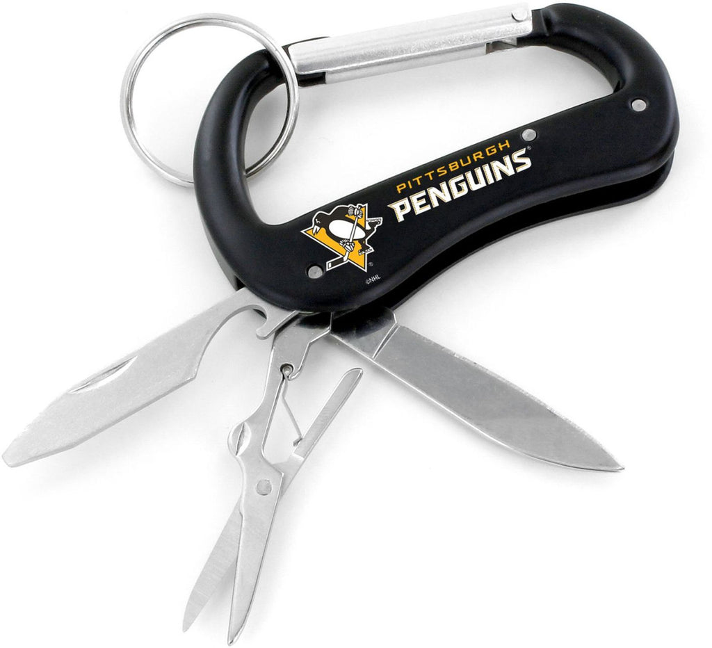 Pittsburgh Penguins Keychain Multi-Tool Carabiner - Special Order