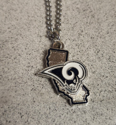 Los Angeles Rams Necklace State Design