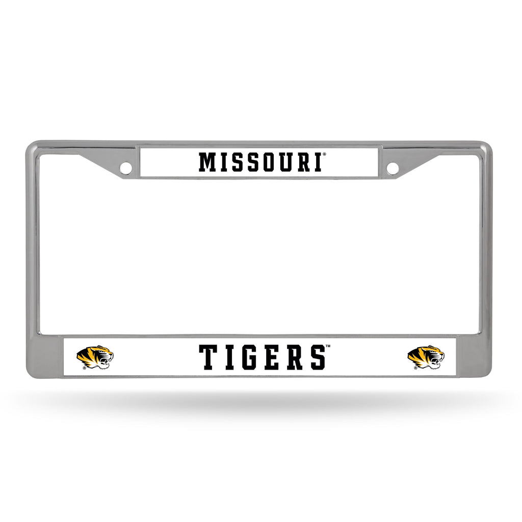 Missouri Tigers License Plate Frame Chrome - Special Order
