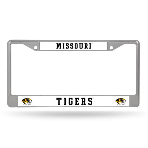 Missouri Tigers License Plate Frame Chrome - Special Order