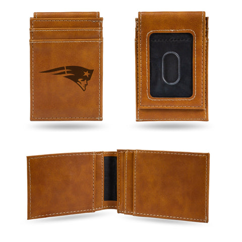 New England Patriots Wallet Front Pocket Laser Engraved