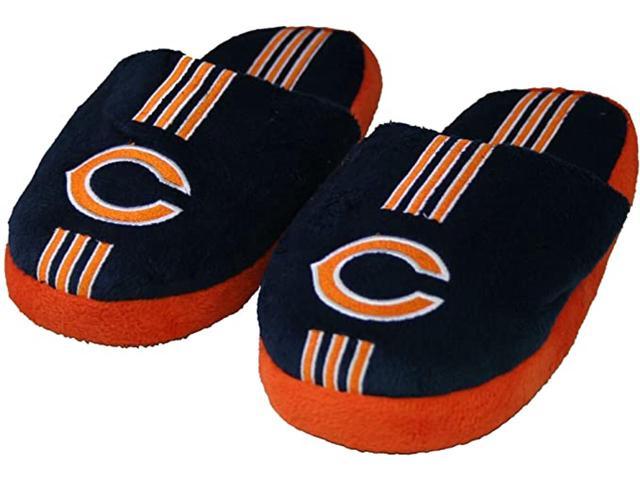 Chicago Bears Slipper - Youth 8-16 Size 7-8 Stripe - (1 Pair) - XL