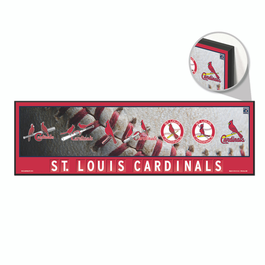 St. Louis Cardinals Sign 9x30 Wood Evolution