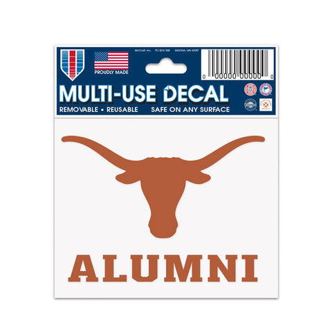 Texas Longhorns Decal 3x4 Multi Use Alumni Design